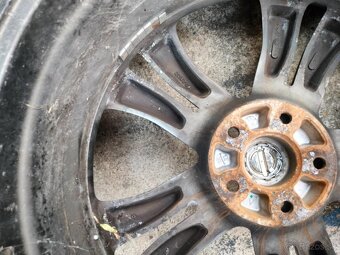 4ks alu disky orig. Nissan 5x114,3 R20 pneu 285/45 r20 - 5