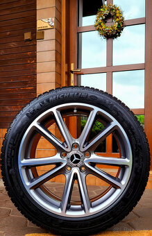 alu R18 5x112, ET33, orig. Mercedes CLS, (zimné pneu 245/45) - 5