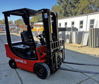 Nový Elektrický Vysokozdvižný Vozík , 2T, Triplex, - 5