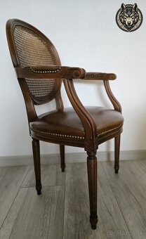 Elegantné klasicistické kreslo v štýle Ľudovíta XVI. - 5