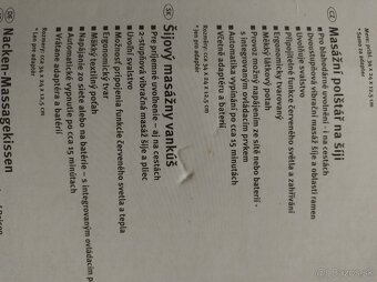 Masážny vankúš na krk - 5