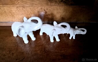 Rodinka slonov - Royal Dux - 5