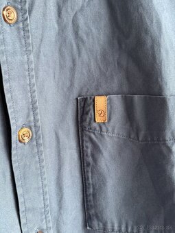 Zánovná košeľa Fjallraven Övik Solid Twill Shirt LS - 5