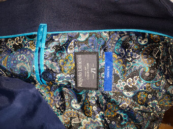 Tmavomodre sako Angelo Litrico SLIM FIT EUR 44 - 5