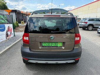 ► ŠKODA YETI 1,2 TSI - 77 KW, PARK. SENZORY◄ - 5