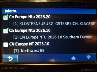 Garmin aktualizácie máp 2025.20/2026.10 / 2026.20 a radarov. - 5