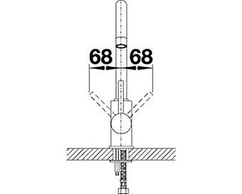 Kuchynská drezová batéria páková Blanco MIDA chrómová 517742 - 5