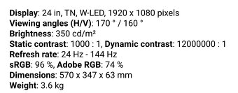 BenQ Zowie XL2411P - 5