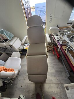 Elektrické Kosmetické křeslo /LEHÁTKO AKCE 3 motory bílé - 5