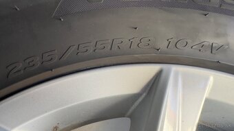 Sada originál kolies VW Kingston 5x112 R18 + pneu Hankook - 5