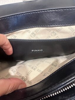 Pinko kabelka čierna s kameňmi - 5