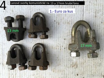 Lanové a otočné svorky rôzne druhy ČSSR - 5