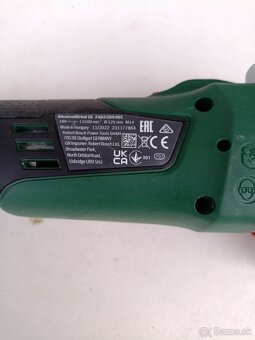 Bosch uhlová akumulátorová brúska 125 - 5