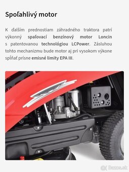 Traktorova kosačka - rider Levita LT 61 - 5