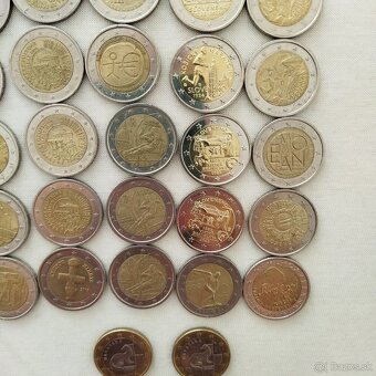 koruny a 2 eurovky a stara minca - - - 5