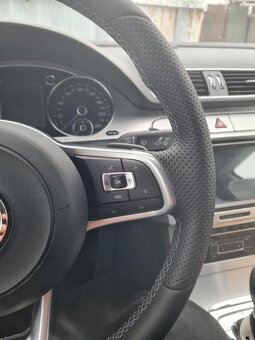 VOLANT VOLKSWAGEN R RLINE kožený CIERNE PREŠÍVANIE - 5