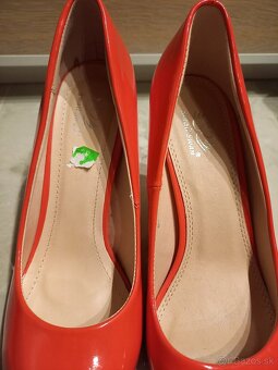 Lakované červené lodičky 40 - 5