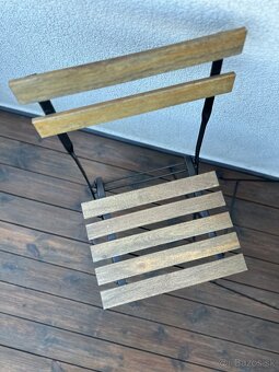 PREDANE - IKEA TÄRNÖ Stôl+2stoličky na balkon/terasu - 5
