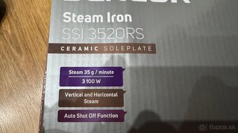 Žehlička Sencor SSI 3520RS - NOVÁ + záruka - 5
