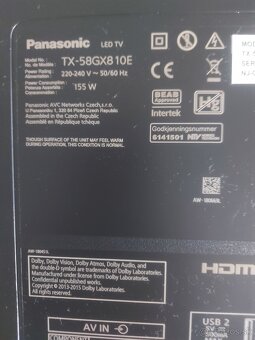 Panasonic TX-58GX810E Smart 4K - 5