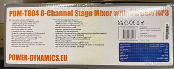 Power Dynamics PDM-T804 Stage Mix 8-kanálový DSP/MP3 - 5