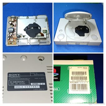 Sony Playstation 1 SCPH -5500 kontakt v krabici s manuálmi - 5