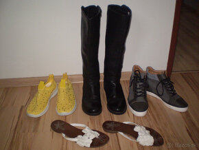 damske topanky, obuv kožene čižmy v. 39 BALIK obuvi - 5