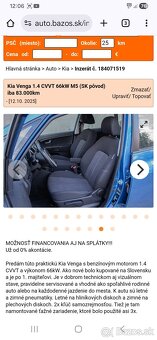 Kia Venga 1.4   83.000km - 5