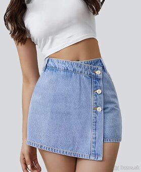 Dámske šortky so sukňou - 5