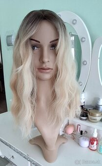 Blond ombre parochňa s vlnkami - 5