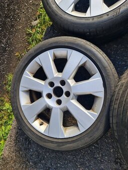 zimní Alu kola disky orig Opel saab 5x110 7jx17 et - 5