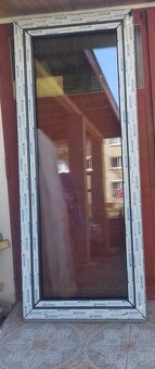Predám balkonove dvere:95x230, 92x227 ,90x238 antracit/biela - 5