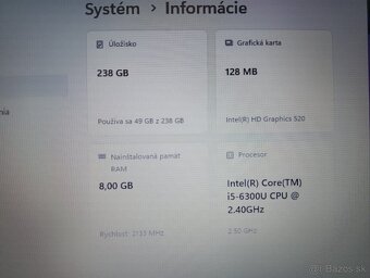 Lenovo thinkpad t470 ,Intel(R) Core™i5 ,8gb ram ,ssd ,Win 11 - 5