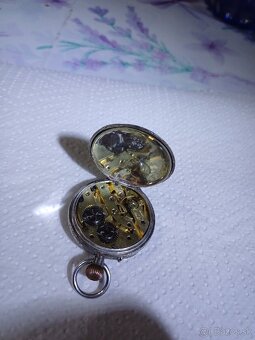 Predám starozitne vreckové hodinky - 5