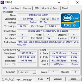 i5 3350, NVIDIA GeForce GT 640, RAM 8GB, HDD 164 GB, Win10 - 5