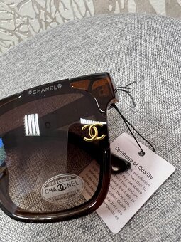Damske slnecne okuliare chanel hnede - 5