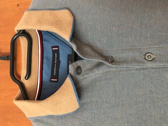 TOMMY HILFIGER originál nová kolekcia pánske polotricko L - 5