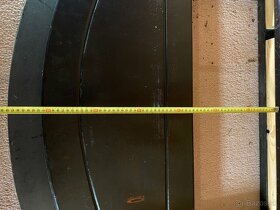 Masívna drevená posteľ tmavohnedá 100x212 - 5