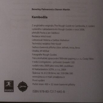 Kambodža - český turistický sprievodca Rough Guides - 5