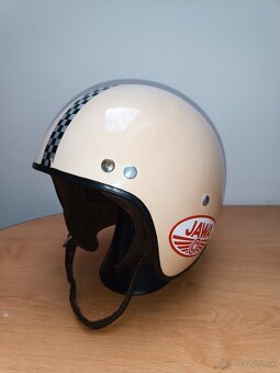 Stará přilba, helma - bílá - 5