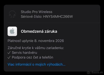 Beats Studio Pro Black - nové, záruka - 5