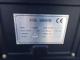 Predám elektrocentrálu HERON 5,6kW - 5