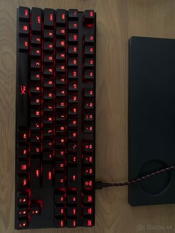 Mechanická HyperX Alloy FPS (Red switch) – výborný stav - 5