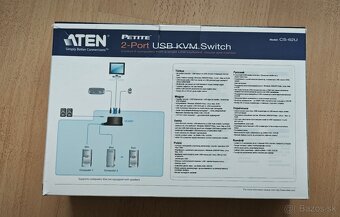 Predám ATEN CS62U 2-Port USB KVM Switch - 5