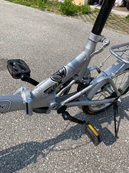 Skladací bicykel ECO – mestský, s nosičom, vo výbornom stave - 5