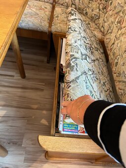 Jedalensky stol stolicky lavica do kuchyne vhodne na chalupu - 5