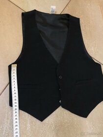 Vestička pre chlapca čierna 134 - 5