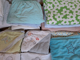 Komplet výbavička: posteľné prádlo, plachty, obliečky, deky - 5