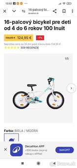 Predám bicykel b twin 16" kolesa. Servisovaný. Málo jazdený - 5