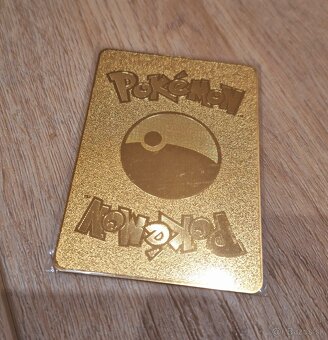 Kovová Pokémon karta - 5